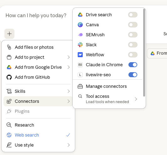 Claude MCP Connector