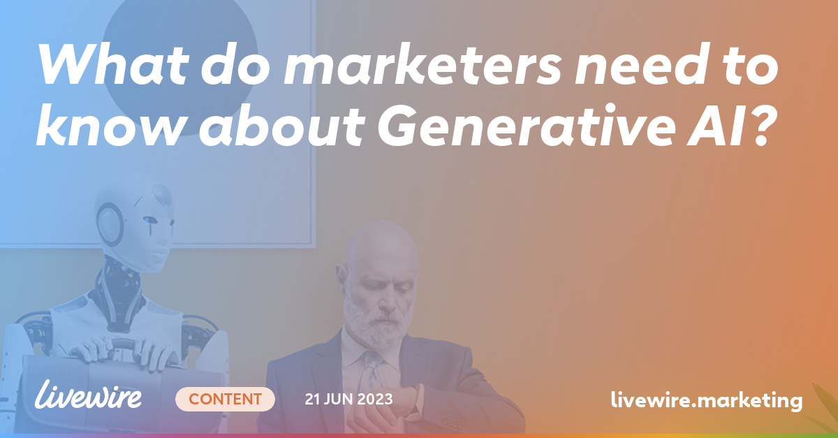 How is generative AI changing marketing